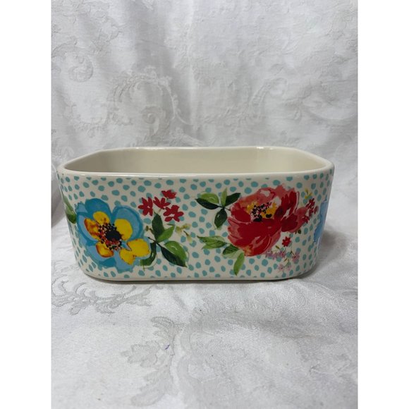 Pioneer Woman 2 Qt Casserole Romance Blooms w cover - Picture 3 of 6